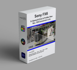 Sony FX6 LUTs box — S-Log3 and ProRes Raw conversion pack